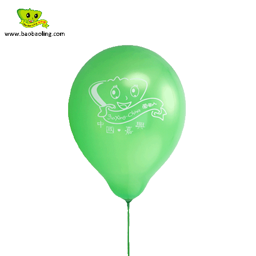 宝宝菱绿色橡胶气球 纪念品 活动气球